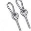 Kit colgar hamaca 1400lb ganchos acero inox mosquetones resistentes