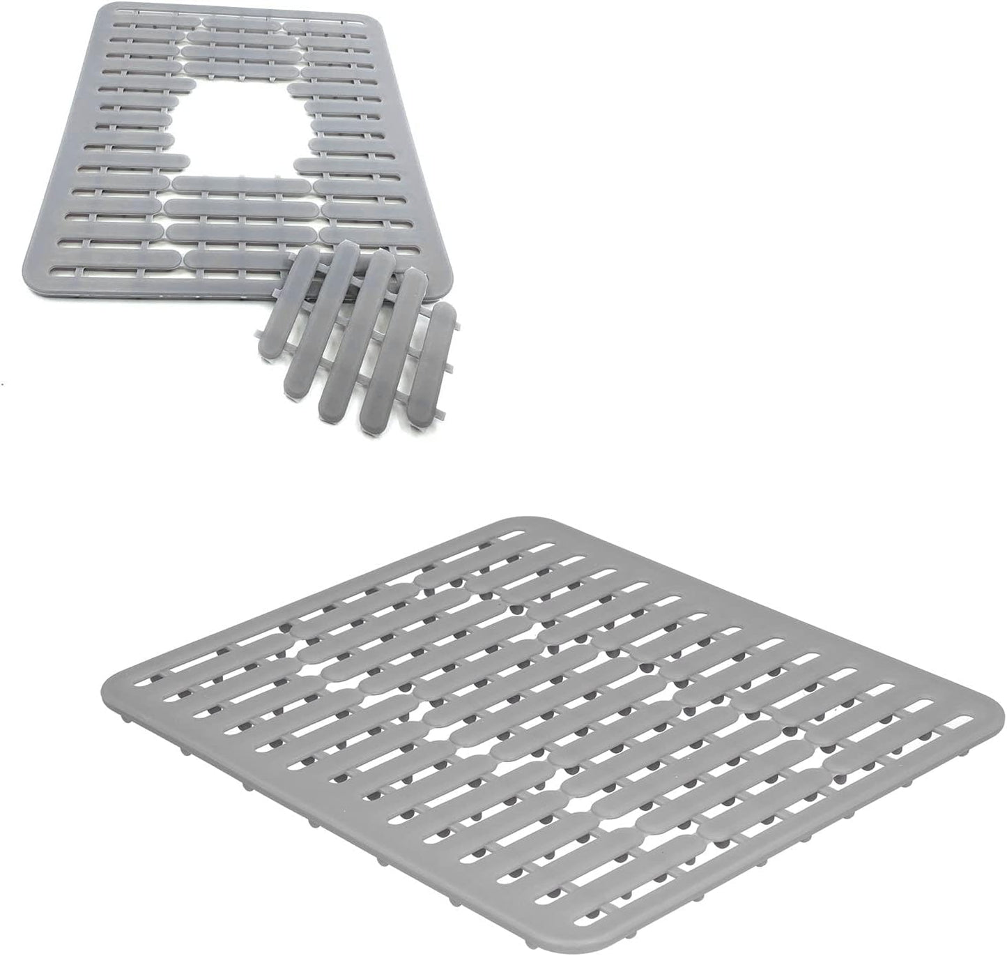 Protector fregadero silicona gris antiderrap multiusos