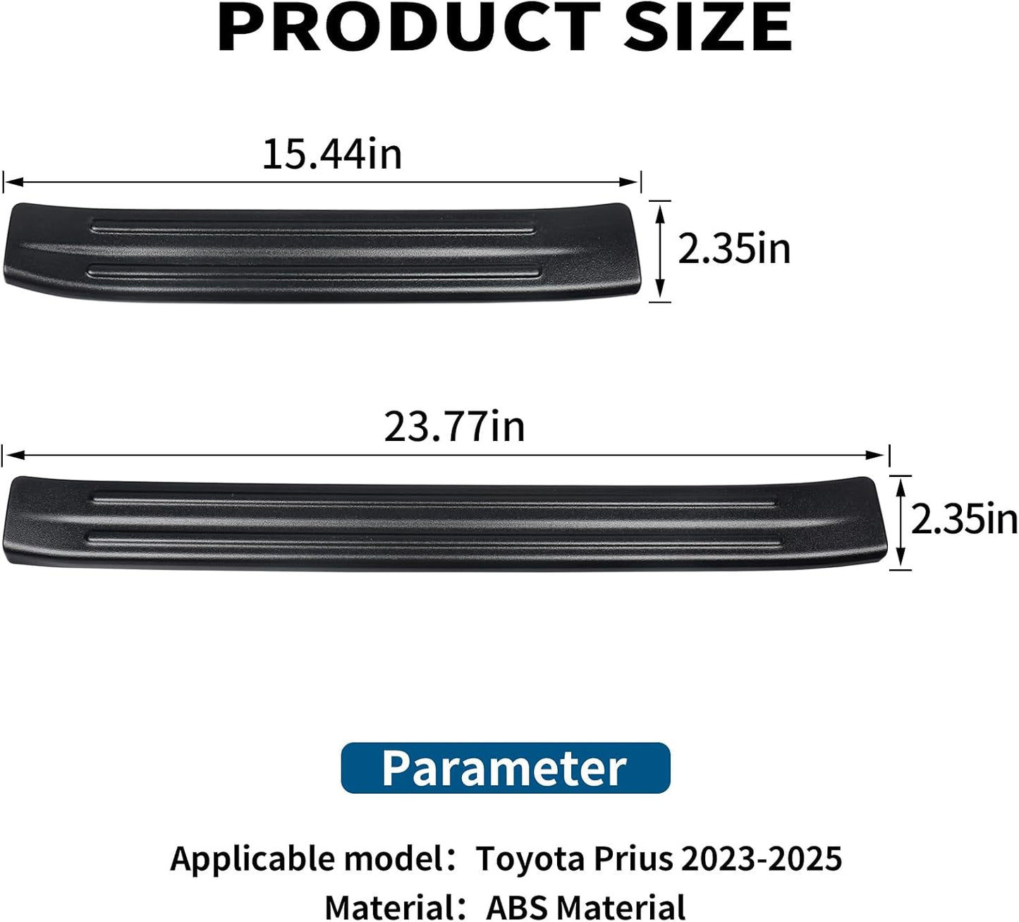Protector umbral puerta ABS comp Toyota Prius LE/XLE/Limited