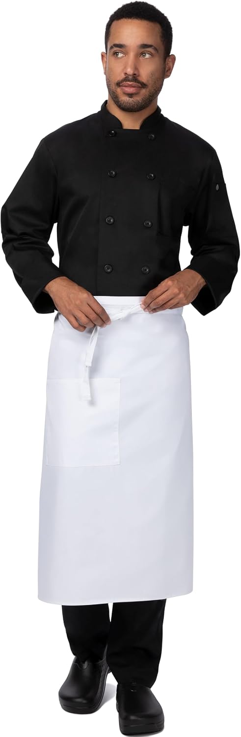 Chaleco Chef Hombre Le Mans de Algodón con Bolsillos