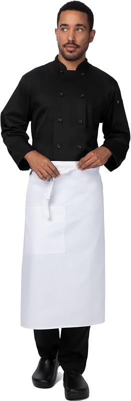 Chaleco Chef Hombre Le Mans de Algodón con Bolsillos
