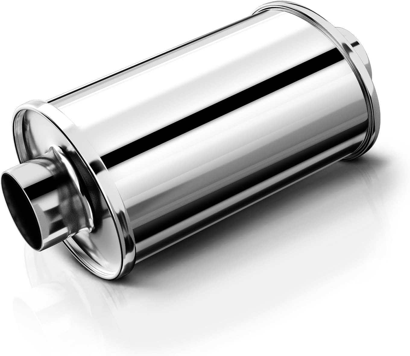 Resonador ultra silencioso 3pulg acero inox 304