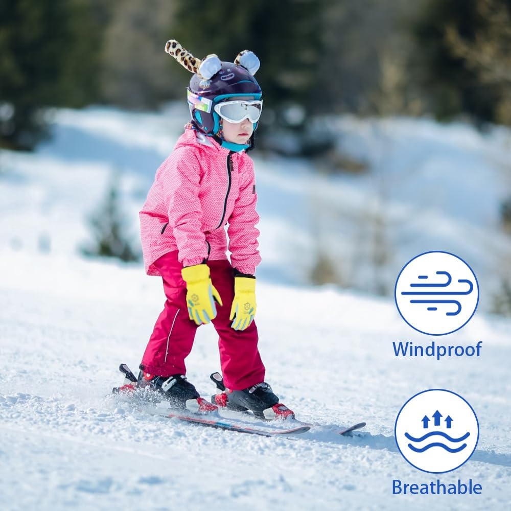Guantes snowboard invierno niños 3 tamaños