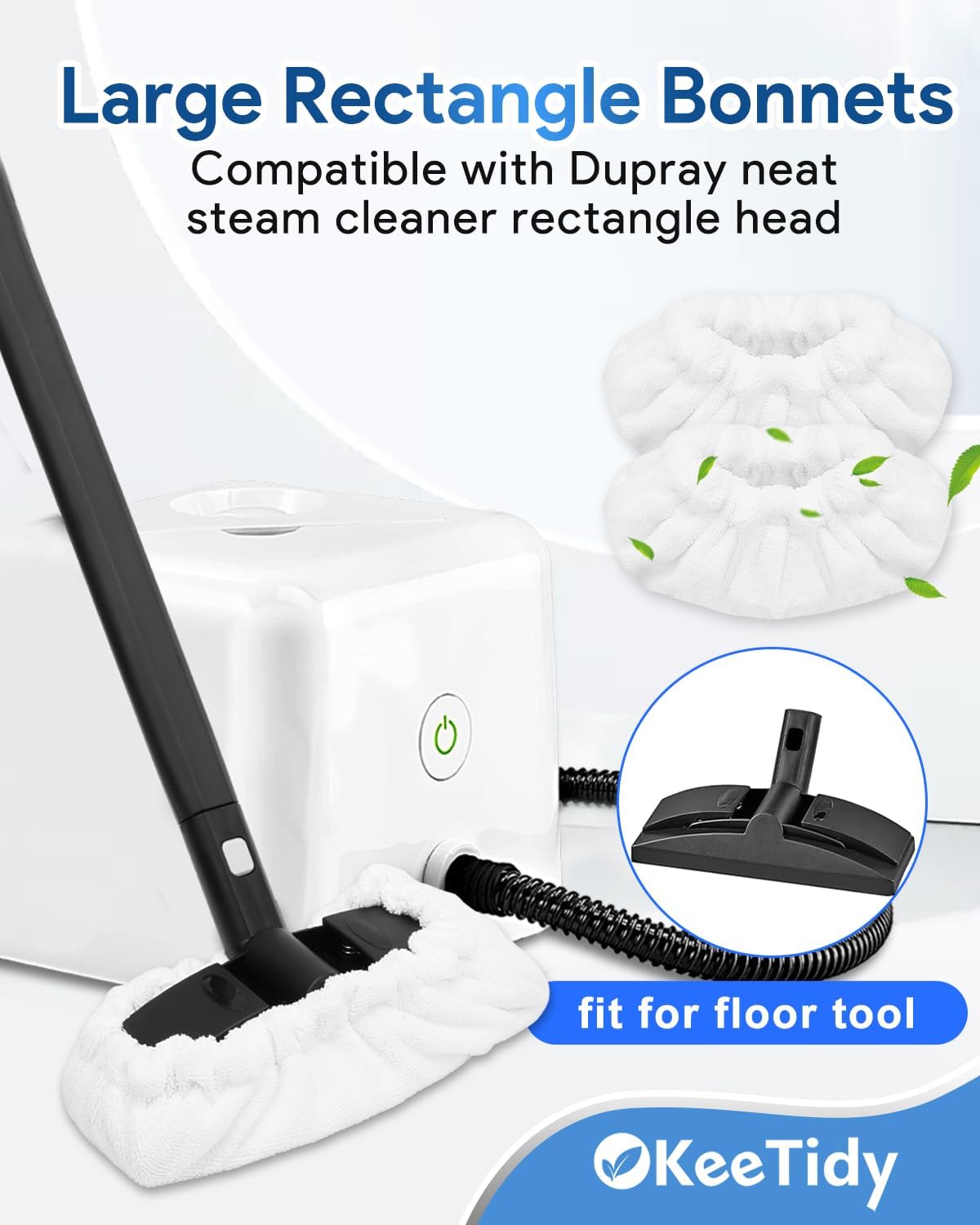 Accesorios limpieza vapor comp Dupray microfibra reutilizables