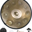 Tambor Handpan 22pulg D Menor Kurd 432Hz 10 Notas Dorado