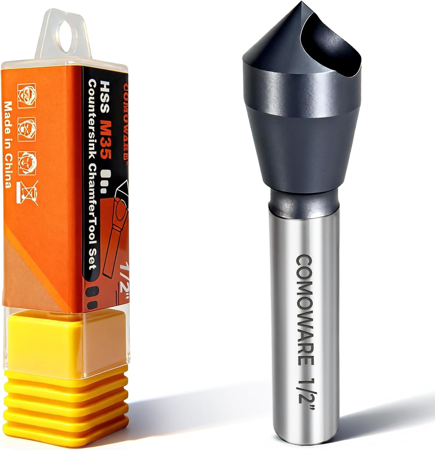 Herramienta chaflán TiAIN M35 1/2pulg madera metal
