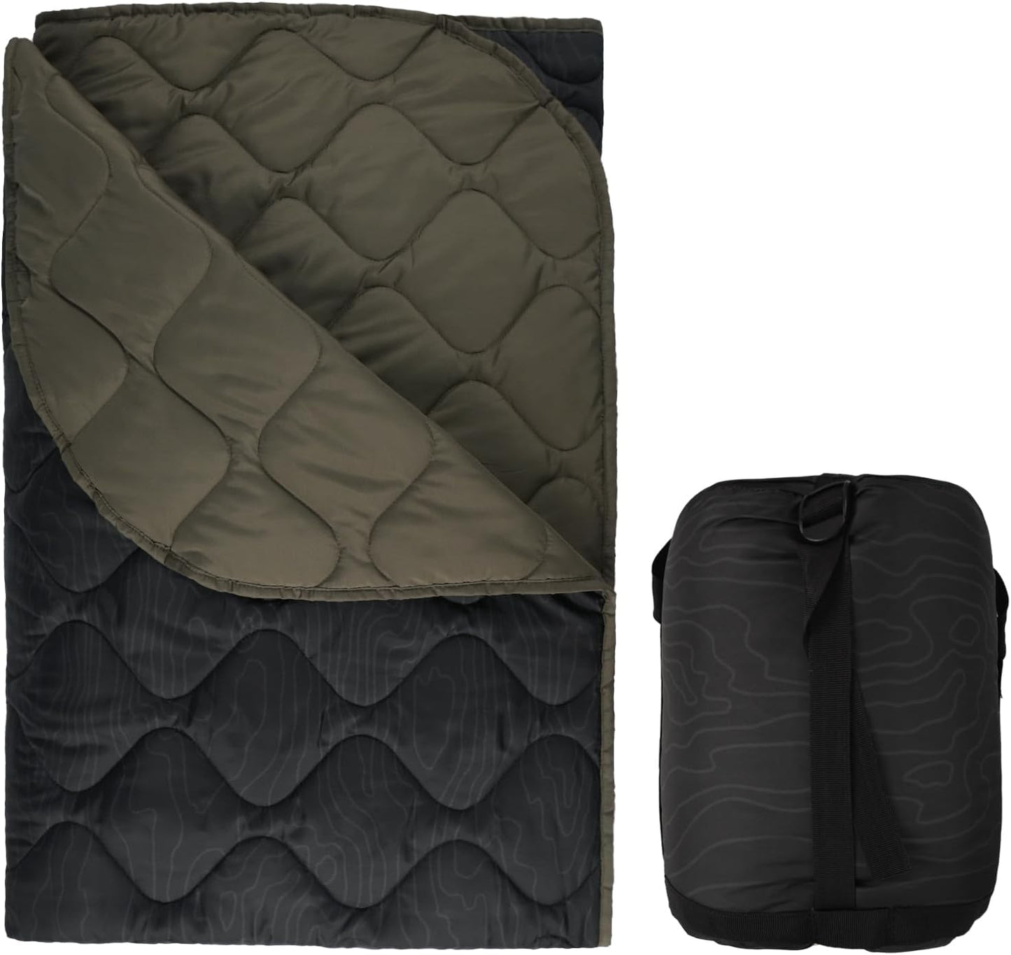 Manta camuflaje impermeable aislante para camping y senderismo