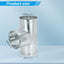 Conector T 8" acero galvanizado divisor ventilación