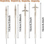 16 Uds Dardos Pesca Slingshot Acero Plateado Adultos