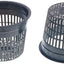 Macetas red 5pulg elevada tapas reflectantes 10 pzas negro