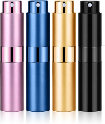 Atomizador perfume recargable 0.3oz mini portátil para viaje