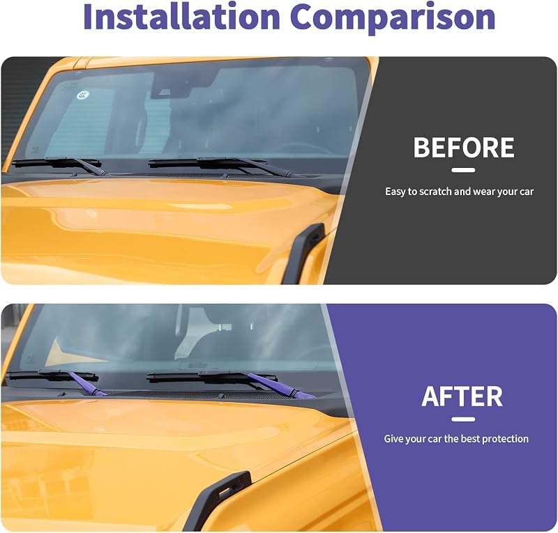 Cubierta brazo limpiaparabrisas Ford Bronco 21-26 morado