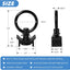 Accesorio perno L 1814kg anillo aluminio pack 12 negro