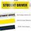3 Imanes conductor estudiante adhesivo parachoques coche
