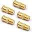 Cable RG6 conector F macho a hembra extensor oro paquete 5