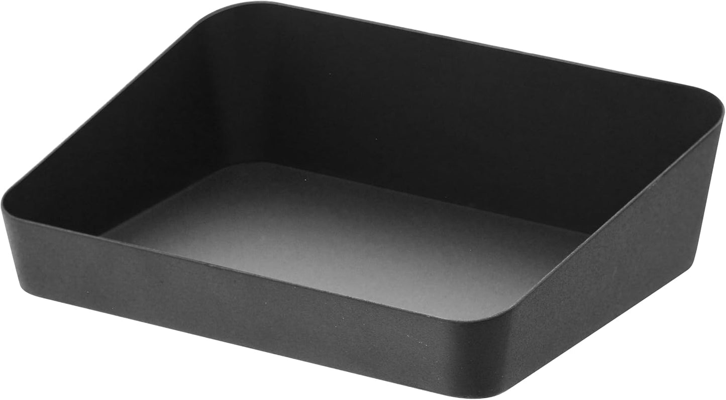 Bandeja tocador acero 5.25x7" ahorrar espacio