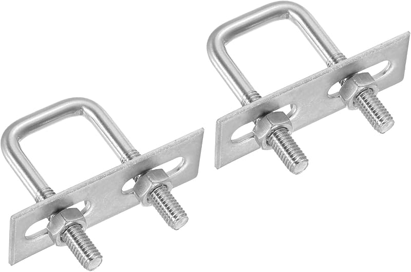 Kit pernos U M6x20x50mm acero inox 304 para tabla esquí velero