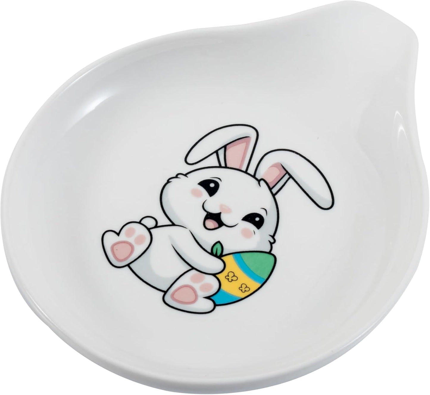 Soporte cuchara cerámica diseño conejo Pascua cocina