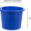 Cuba almacenamiento 19gal azul 2 Uds