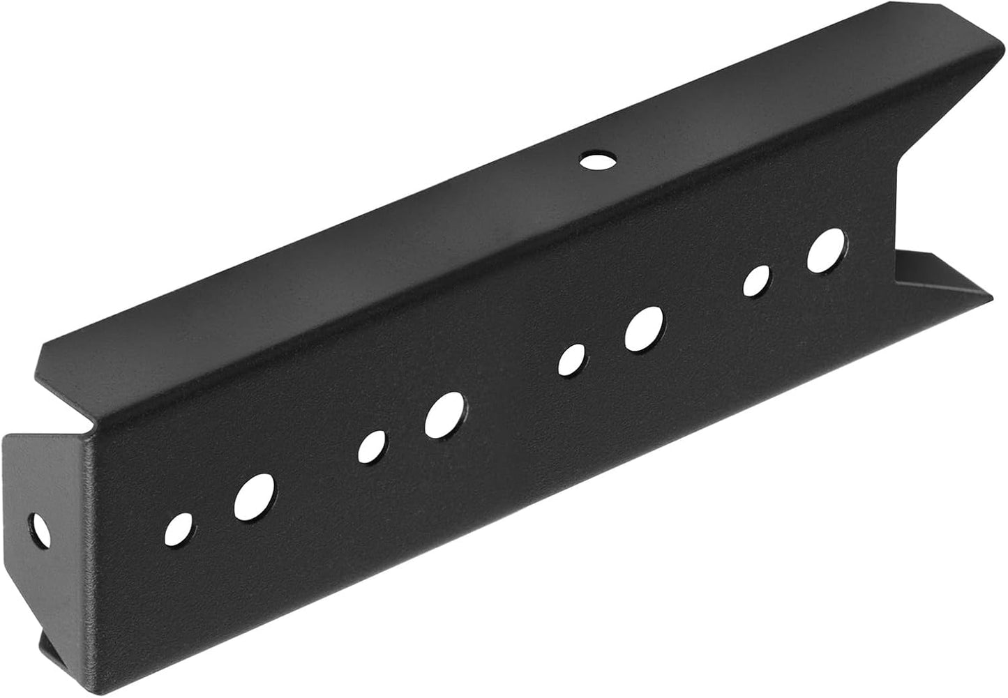 20 Soportes Valla 2x6 para Riel Madera Negro