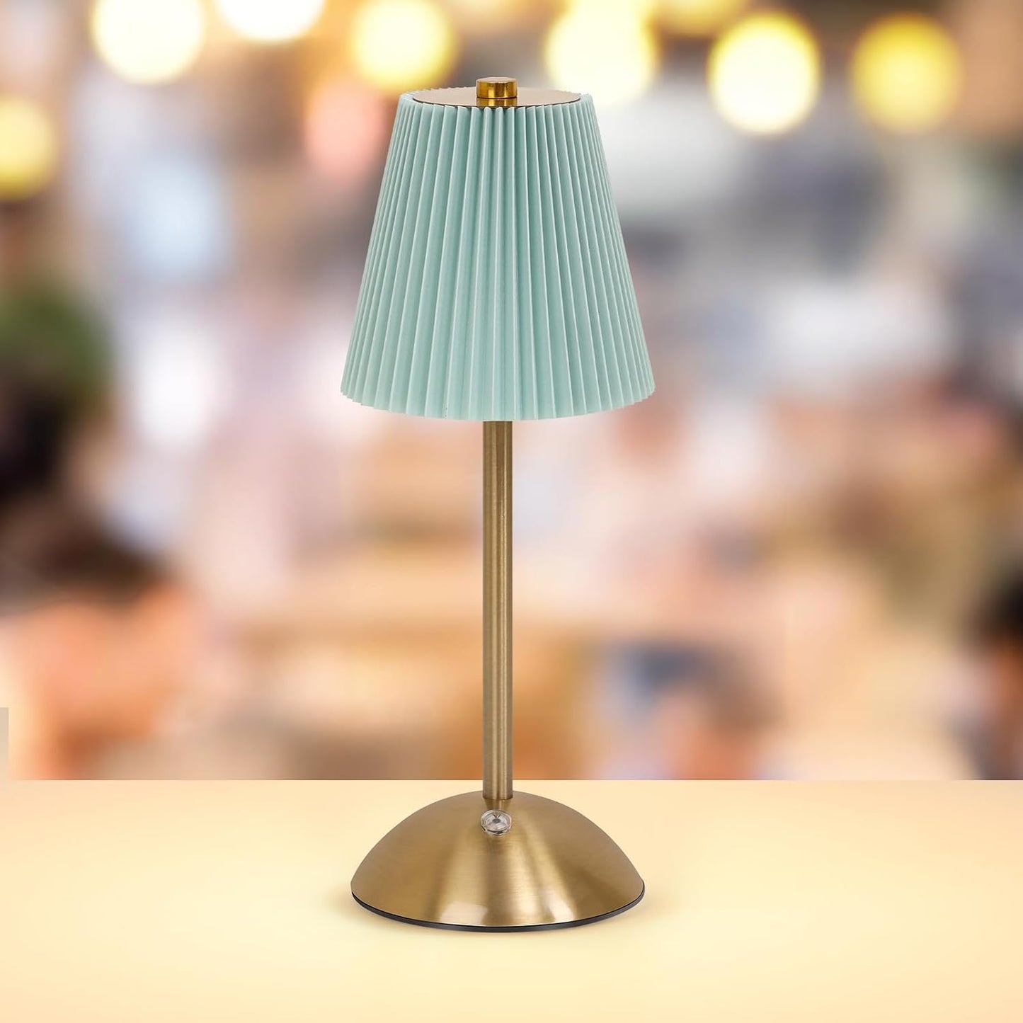 Lámpara mesa LED inalámbrica 3 brillos batería recargable
