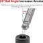 Set llaves vaso punta hexagonal 3/8 pulg 19 Pzas