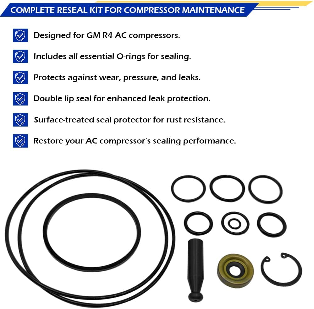 Kit resellado eje compresor AC GM R4