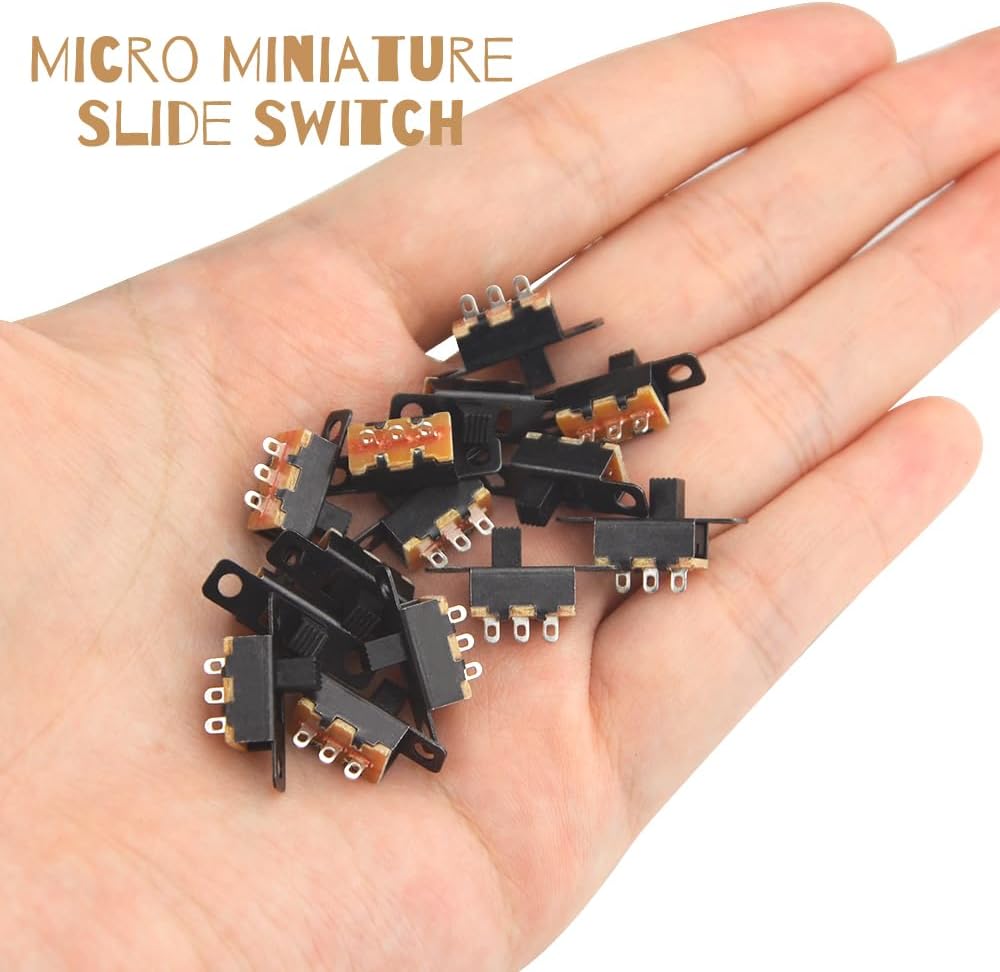 Interruptor deslizante micro miniatura 0.5a 50v dc 3 pin