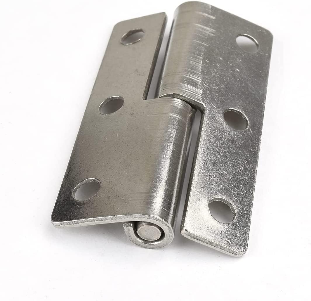 4 Bisagras Elevación 3pulg Acero Inox 2 Pzas Diestros Zurdos