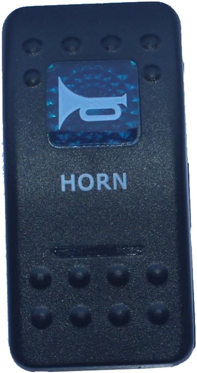 Interruptor palanca 12v 20a con luz led azul para bocina auto