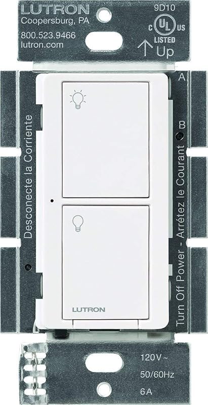 Interruptor luz inteligente Lutron un solo polo requiere