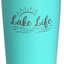 Taza café aislada acero inox con tapa deslizante verde