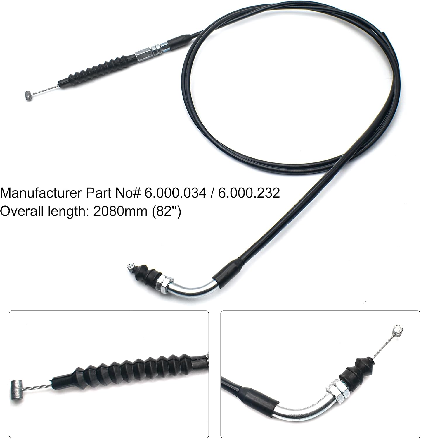 Cable acelerador Go Kart 82pulg repuesto Hammerhead