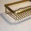 Estante ducha bronce latón para pared