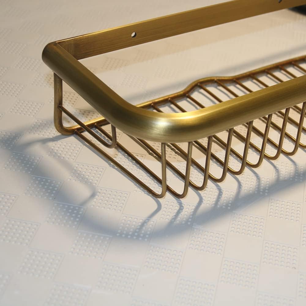 Estante ducha bronce latón para pared
