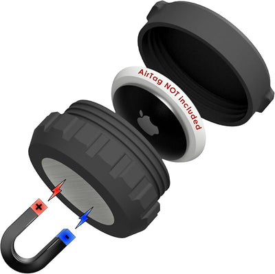Funda magnética neodimio para AirTag resistente agua coche
