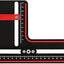 Plantilla perforación hardware gabinete manijas perillas
