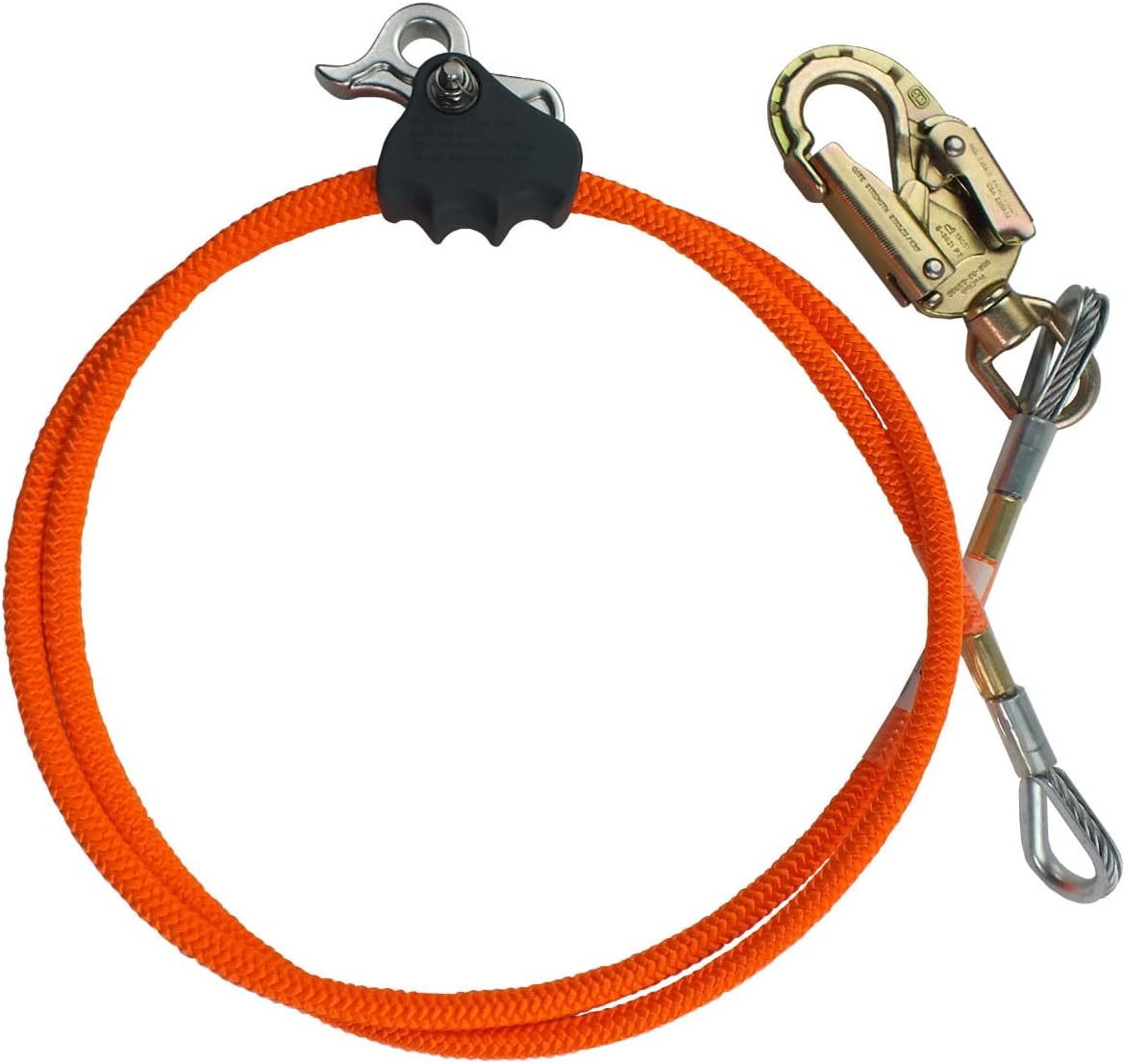 Kit cuerda ajustable acero 1/2pulg x10ft con gancho