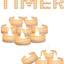 12 Velas LED Té Temporizador 6h/18h Blanco Cálido