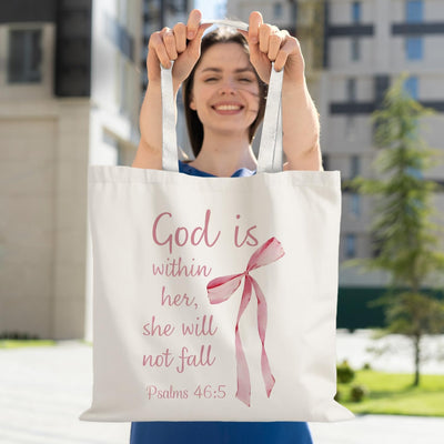 Bolsas lona mujer regalos cristianos inspiradores