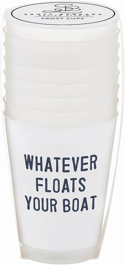Vasos fiesta 8 pzas reutilizables plástico sin BPA 16oz