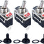 3 Interruptores Palanca 30A 12VCC 120VCA 2 Pines Automóvil