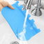 Soporte cuchara silicona antiderrap cocina gris azul claro