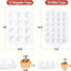 Set moldes silicona magdalenas 12 y 24 tazas