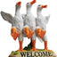 Cartel bienvenida patos bailarines