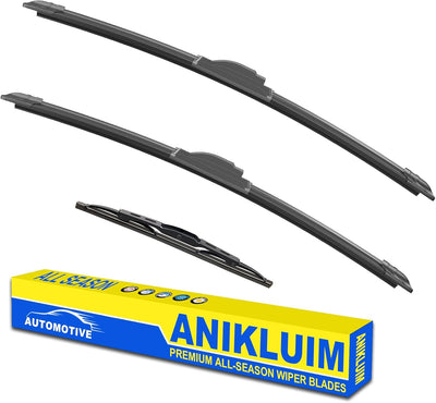 Set limpiaparabrisas 22" con trasero 16" set 3