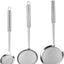 3 Pzas cucharas espumadera grasa acero inox malla fina
