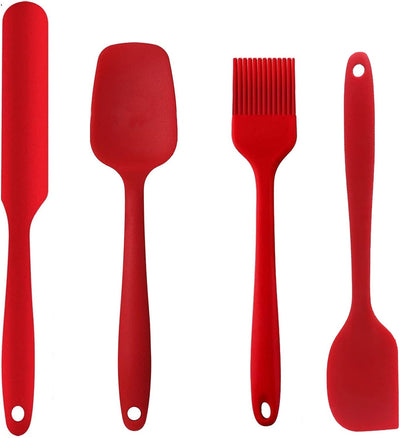 Juego espátulas silicona antiadherentes para hornear y cocinar