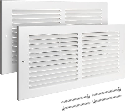Cubierta ventilación aire 14x6pulg para pared techo acero HVAC