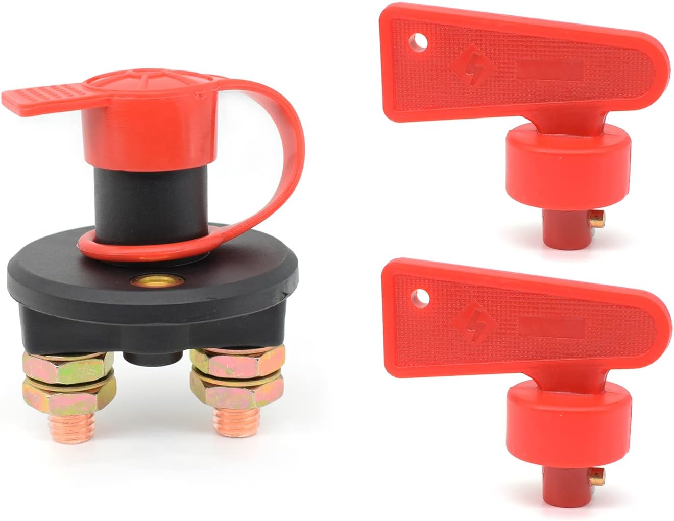 Interruptor batería 12-24V 2 llaves para autocaravana